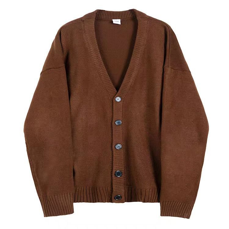 Áo Khoác Cardigan Áo Len Nam Quảng Châu Kiểu Hàn Quốc Chất Dày Ấm Đẹp Phong Cách Sweater Form Rộng Thu Đông  DYACI AL56