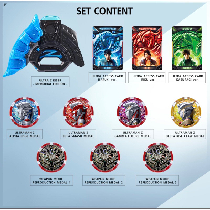 Đồ chơi siêu nhân Ultraman DX Ultra Z Riser Memorial Editon