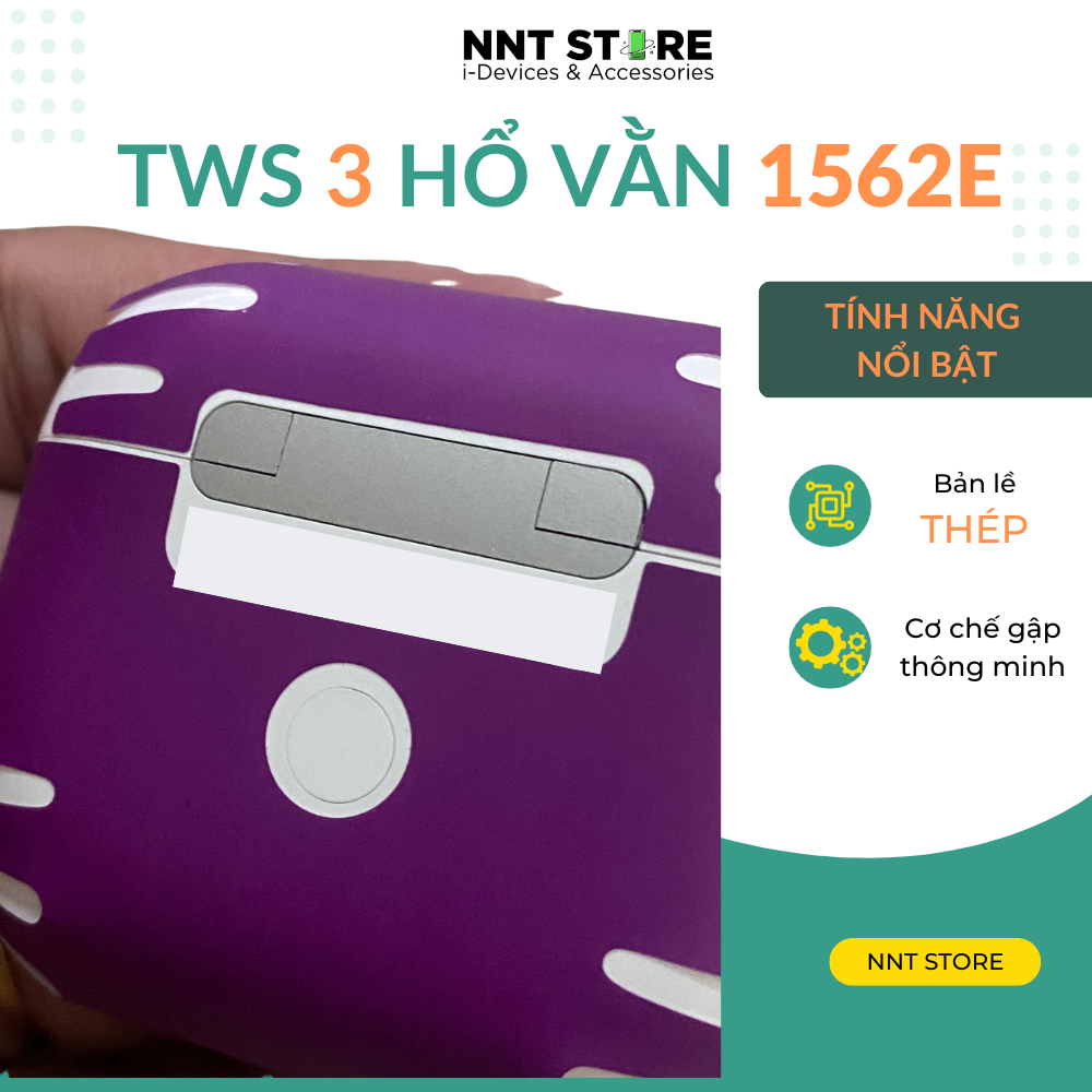 1562E - Tai Nghe Bluetooth AP3 - Âm Thanh Không Gian - Tháo Tai Ngắt Kết Nối - Full Chức Năng