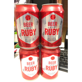 Bia ruby 4.7% cồn 330ml - date 27/12/2023