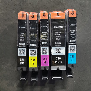 Mực in bóc máy canon ix6770,ix6870,ip7270/ mực in canon mã 750-751 chính hãng bóc máy