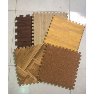 Thảm Xốp Lót Sàn Không Mùi Vân Gỗ nhiều màu kích thước 30x30x1.0cm
