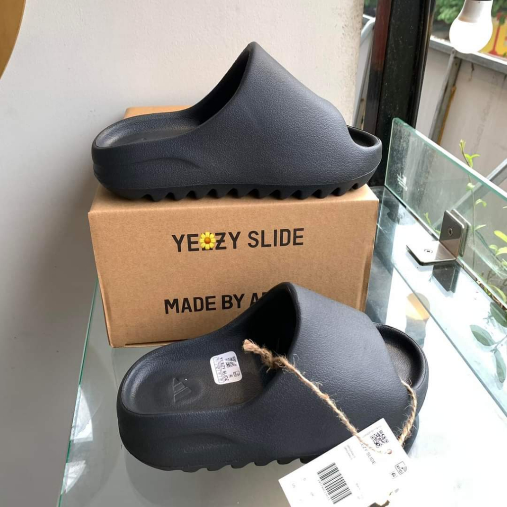 Dép quai ngang bánh mì vân nhám cao cấp 2023 Full box + tag + dây treo