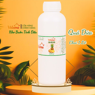 1 Lít Tinh Dầu Dứa Thơm VIDAME Giá Sỉ - HÀNG CÔNG TY nhập khẩu ẤN ĐỘ có kiểm định COA - Shop Chuyên Sỉ