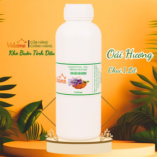 Tinh Dầu Oải Hương 1 Lít VIDAME - Xông thơm phòng, giúp ngủ ngon, Lãng Mạn, Thơm Dịu