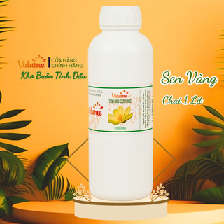 Tinh Dầu Sen Vàng 1 Lít VIDAME cao cấp, Hương Hoa Sen  thanh mát nhẹ nhàng, thư giãn tĩnh tâm GIÁ SỈ