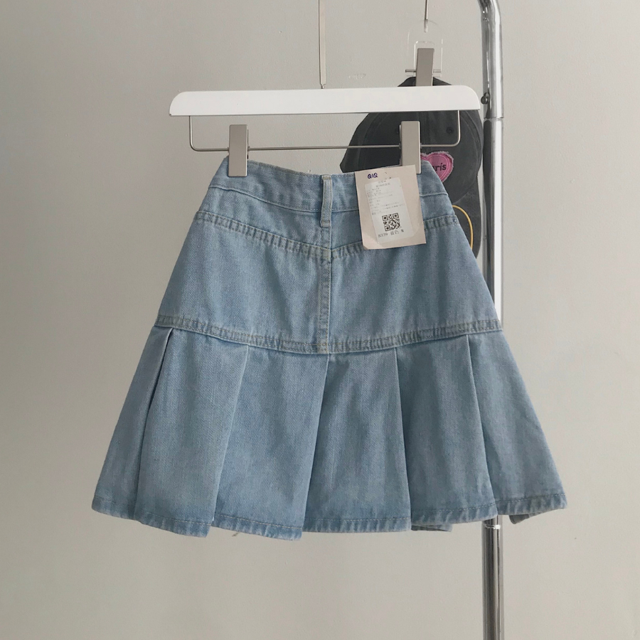 Chân váy jean ngắn nữ QIQ 3430 - Jemcloset