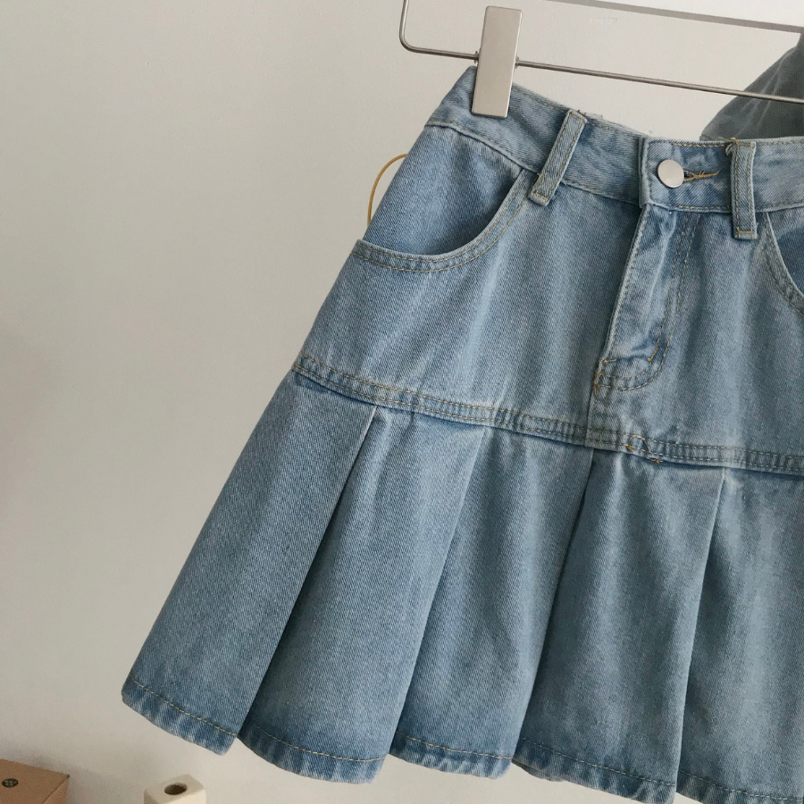 Chân váy jean ngắn nữ QIQ 3430 - Jemcloset
