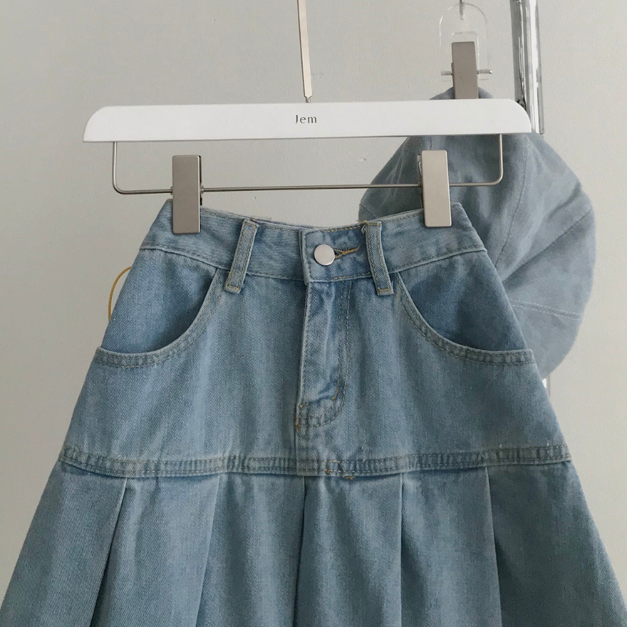 Chân váy jean ngắn nữ QIQ 3430 - Jemcloset