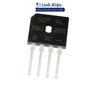 Gbu2510 diode cầu 25a 1000v dip-4 chính hãng ilinhkien.