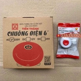EM118 - Chuông điện 6 inch / 8 inch 220V - Chuông Tiến Thành