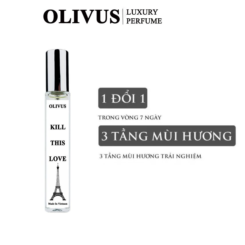 Tinh dầu nước hoa nam nữ  Kill This Love ngọt ngào, quyến rũ sang trọng