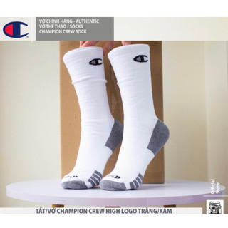 Set 5 đôi tất / vớ thể thao champion crew high logo sock