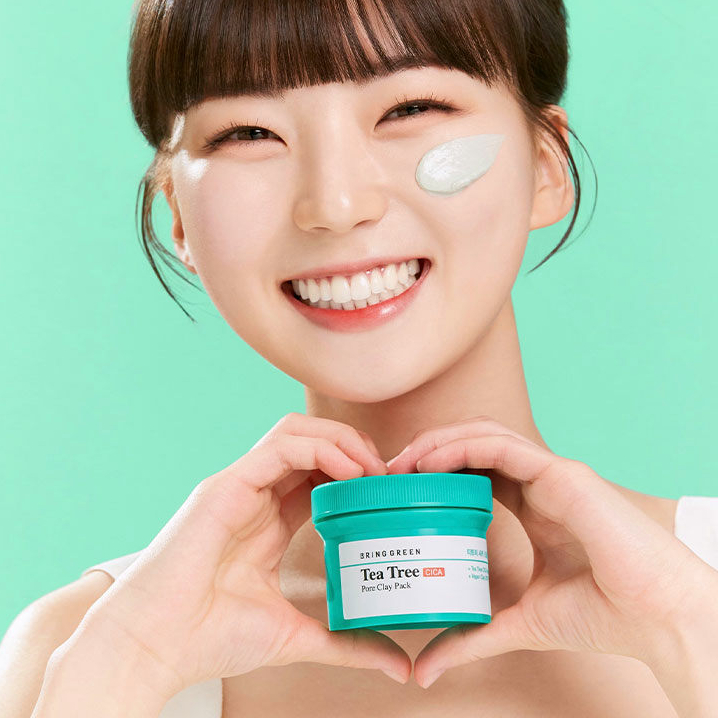 Mặt nạ đất sét tràm trà Bring Green Teatree pore clay pack 120g