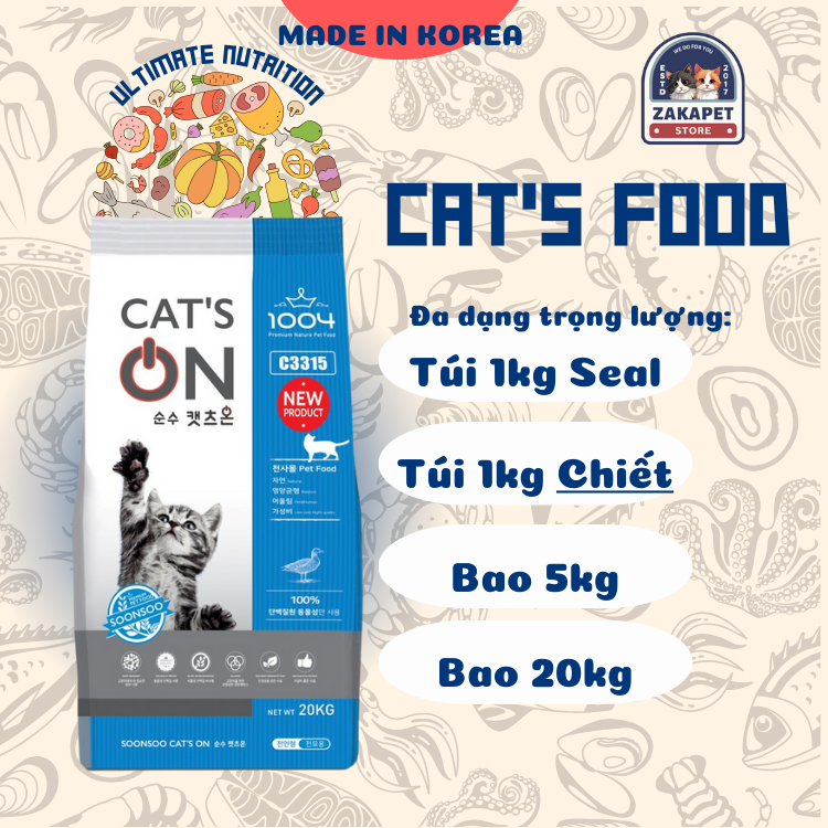 Thức ăn mèo Caton 1kg