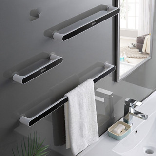 Giá Treo Khăn Trong Nhà Tắm Ecoco, Kệ Treo Đồ Nhà Tắm Dán Tường Tặng Miếng Dính