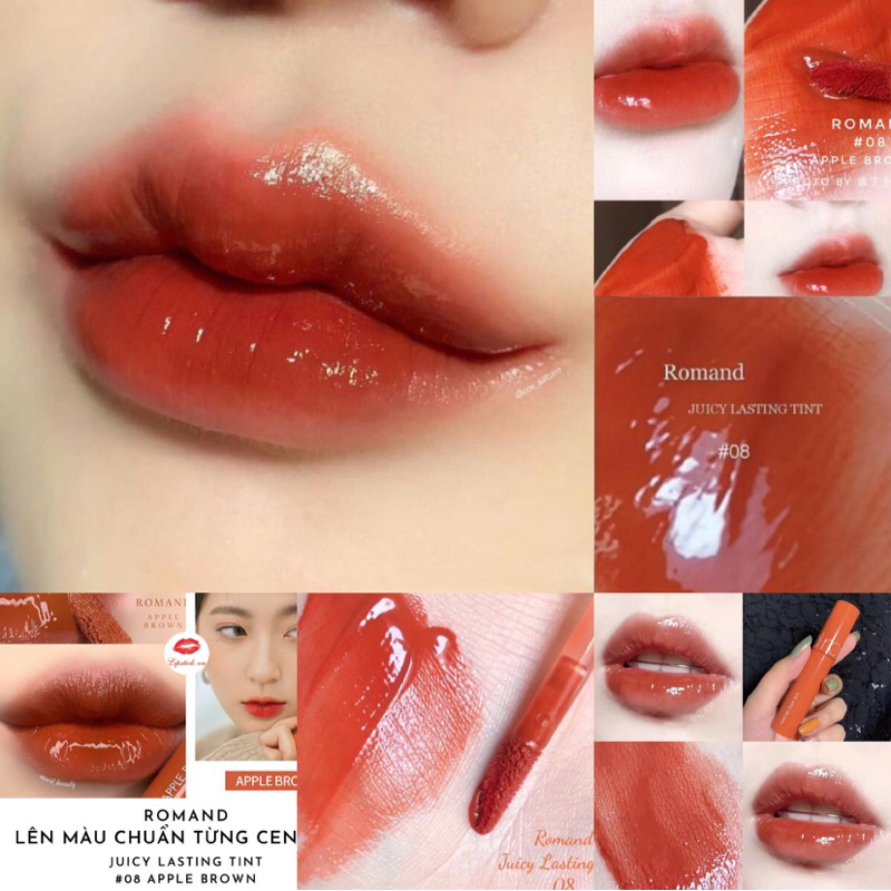 Son Bóng Romand Lasting Tint 08 Apple Brown