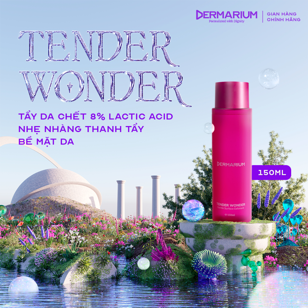 Dermarium Tender Wonder - 8% Lactic Acid tẩy tế bào chết bề mặt 150ml