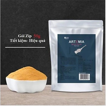 Thức ăn artemia YEE hộp (50 gram) sấy khô - Thức ăn cá giàu dinh dưỡng - artemia chất lượng cao