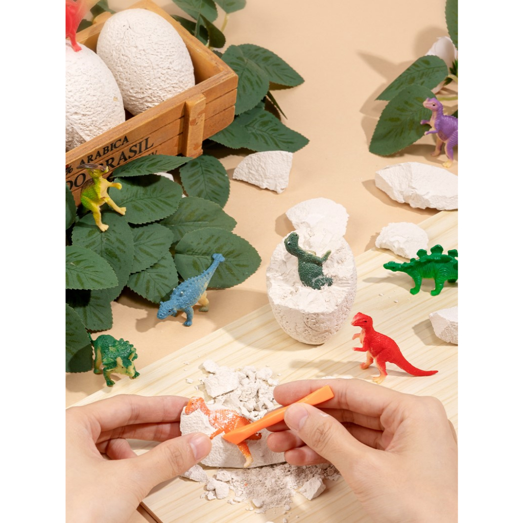 Đồ chơi Khảo cổ Trứng Khủng Long Deli - Rèn Luyện Tính Kiên Nhẫn cho trẻ Khám Phá Thiên Nhiên - 1 hộp