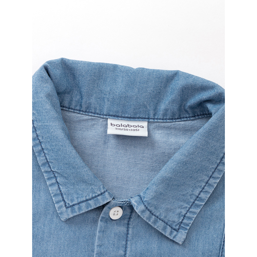 Áo sơ mi ngắn tay bé trai họa tiết hoạt hình dễ thương, chất cotton thoáng mát BALABALA - TODDLER 201223118102