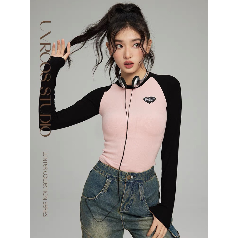 Áo thun babytee thêu hình tim - 247store.vn - Aothuninhinhtim220_P5K5