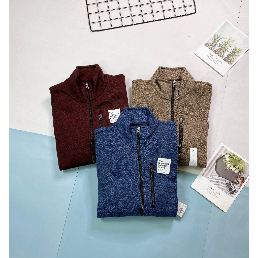 Áo khoác nam Sonoma vài len nỉ co giãn S77.SP012130