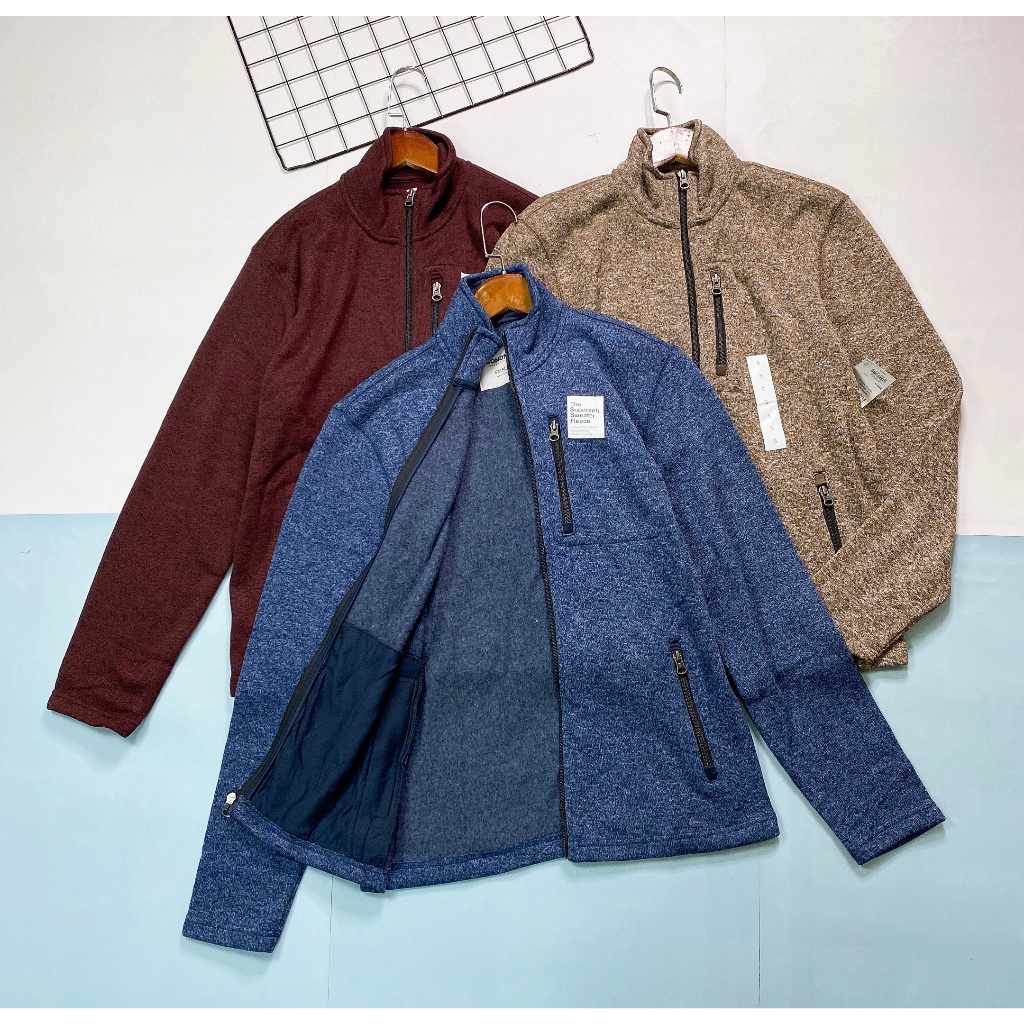 Áo khoác nam Sonoma vài len nỉ co giãn S77.SP012130