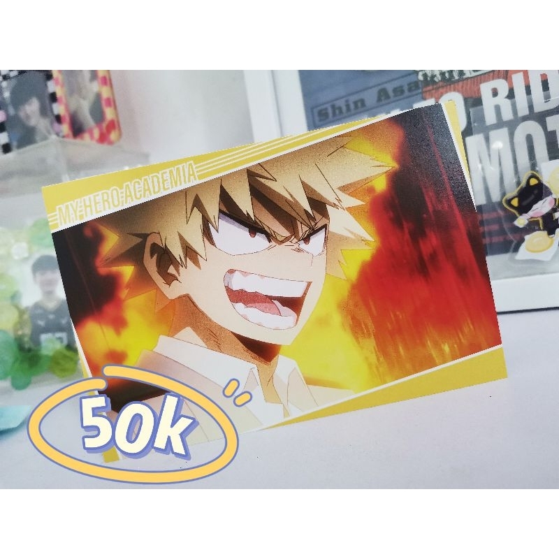 Coasta - Postcard Học viện anh hùng MHA Bakugou Katsuki