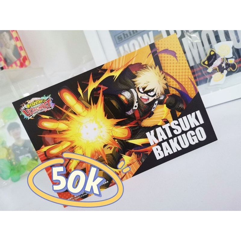 Coasta - Postcard Học viện anh hùng MHA Bakugou Katsuki