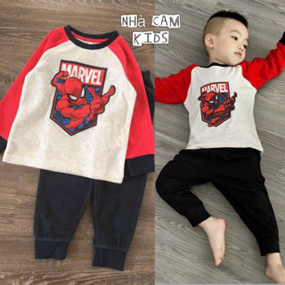 Bộ Thu Đông Dài Tay , Bộ Thun Người Nhện Dài Tay  Cho Bé - Nhà Cam