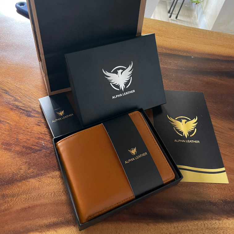 Ví Nam Da Bò Nappa Tặng Kèm Hộp - Bóp Ví Da Nappan Trơn Kiểu Nằm Ngang Basic Sang Trọng - AlphaLeather Vip1