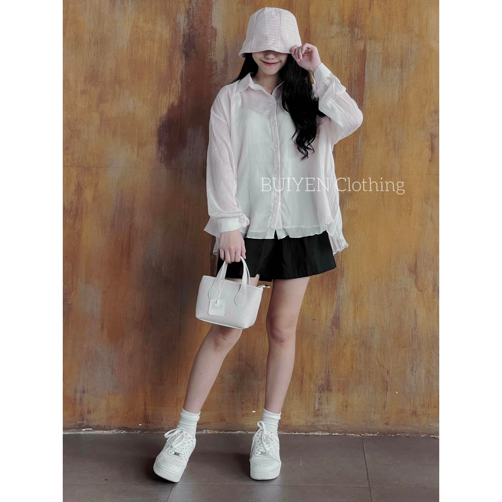 ÁO SƠ MI VOAN XẾP LY