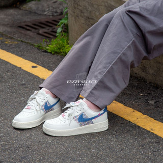 Giày_nike air force 1 low ‘just do it denim boucl’, af1 vải bò fj7740-141