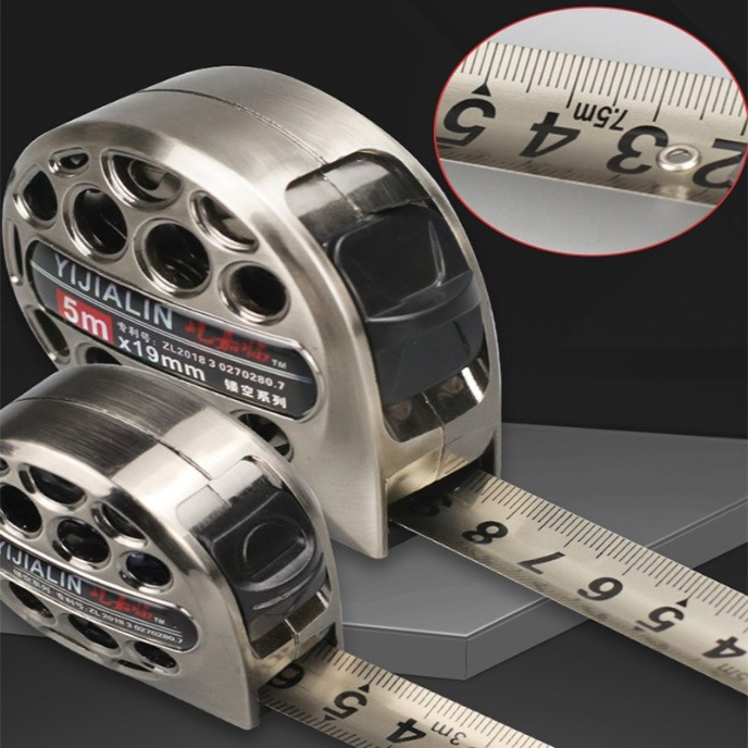 🔥FREESHIP🔥 Thước Dây Thép Cacbon Không Gỉ 5M CAO CẤP Thước dây cuộn, thước cuộn, thước đo