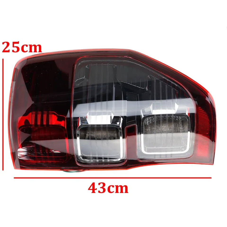 Đèn chiếu hậu chất lượng cao lắp phía sau bên trái / bên phải dành cho Ford Ranger Ute PX XL XLS XLT 2011-2018