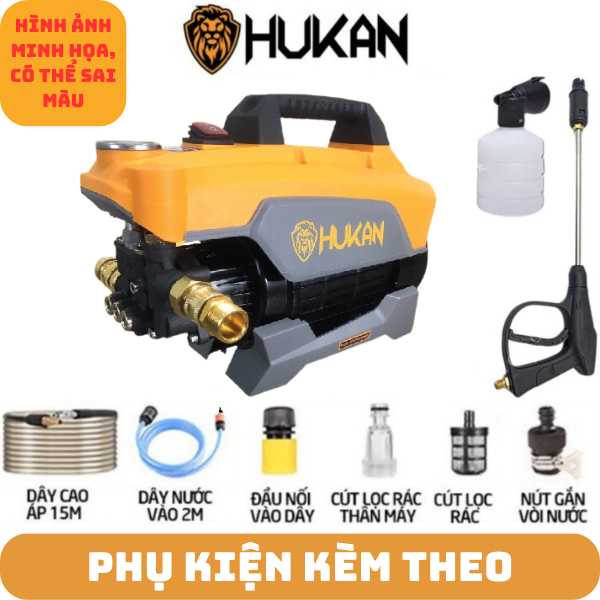 Máy xịt rửa Hukan HK-CWM2600 áp lực cao 220V 2200W. Motor lõi đồng 100% cao cấp.Tiết kiệm điện nước.