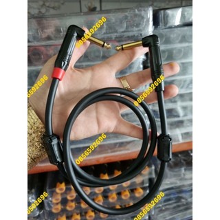 Dây tín hiệu 2 jack 6mm cong