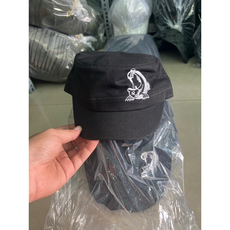 NÓN KẾT, LƯỠI TRAI VUÔNG THÊU CÁ #22007