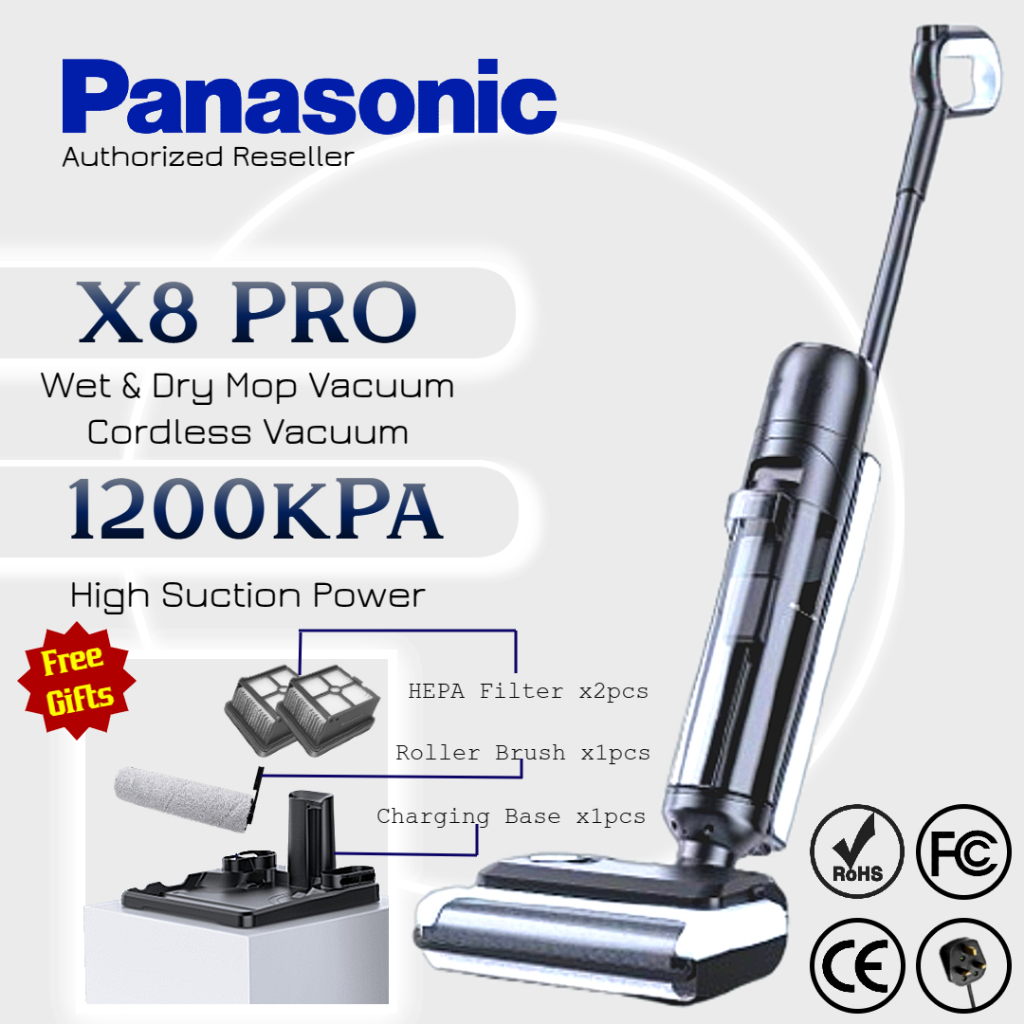 Máy Hút Bụi Khô & Ướt X8 PRO / X7 ULTRA | Cây Lau Nhà Thông Minh Diệt Khuẩn 99.9% | hàng sẵn có Máy Hút Bụi Lau Nhà Cầm