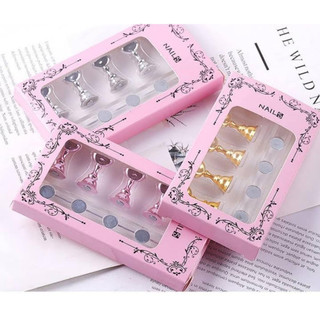 Đế gắn móng giả tập vẽ nail - đế nam châm gắn móng mẫu