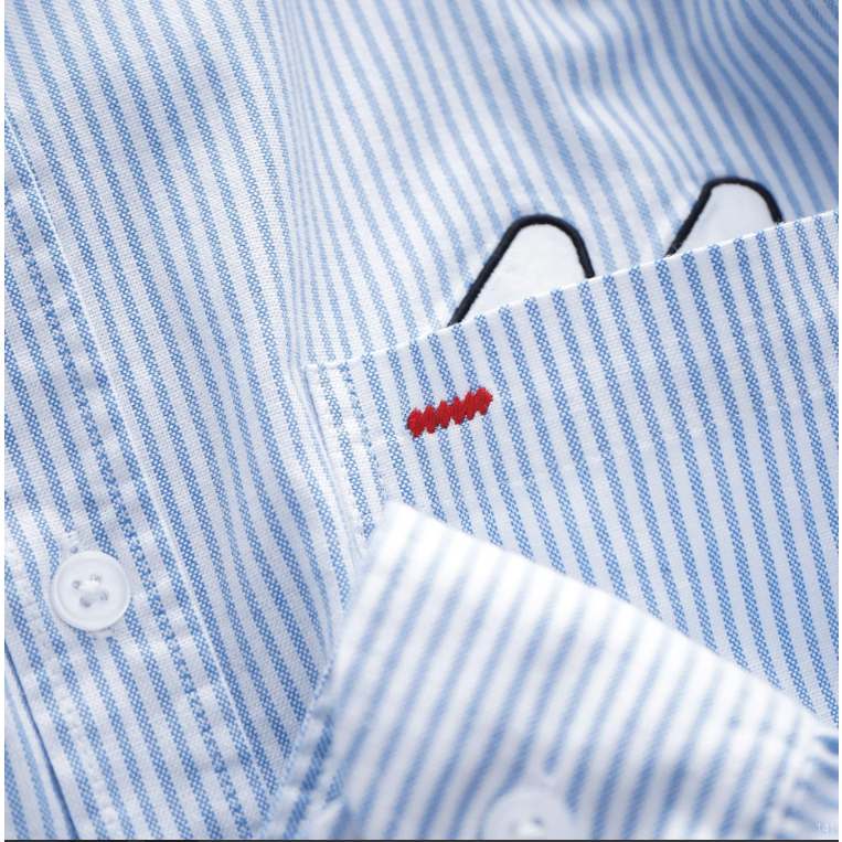Áo sơmi nam ICONDENIM Vertical Stripes form dáng slim thanh lịch - SMID0141