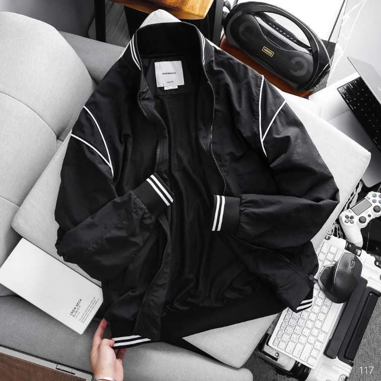 Áo khoác nam Bomber ICONDENIM chất liệu linh hoạt chống nắng và gió điều chỉnh nhiệt độ cơ thể - AKID0117