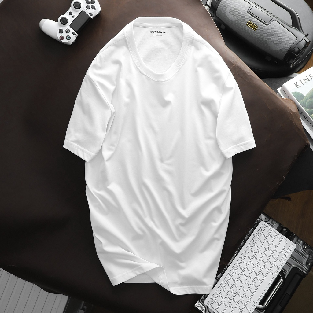 Áo thun nam Basic RVL-Tion SS22 ICONDENIM chất Liệu Cotton mềm mại thông thoáng - ATID0190