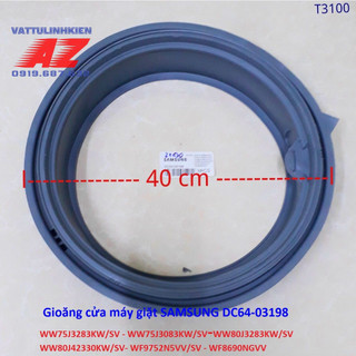Gioăng ron cao su cánh cửa máy giặt samsung dc64-03198 ww75j3283kw/sv - ww75j3083kw/sv-ww80j3283kw/sv-ww80j42330kw/sv
