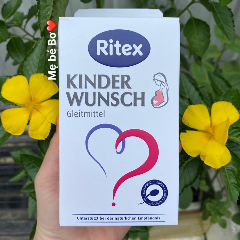 Gel tuýp tạo môi trường Ritex Kinder Wunsch Đức, hộp 8 tuýp, che tên sản phẩm