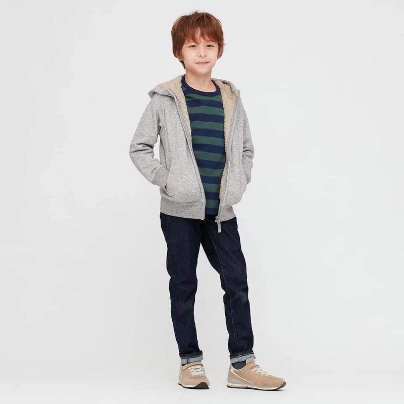 Áo nỉ lót lông cừu kid Uni