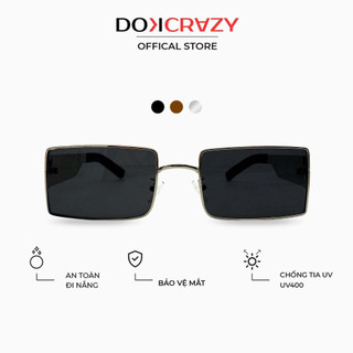 Kính mát DOKCRAZY VICKY thời trang nam nữ, chống tia UV400 tia cực tím , dáng basic đơn giản dễ đeo và dễ phối đồ