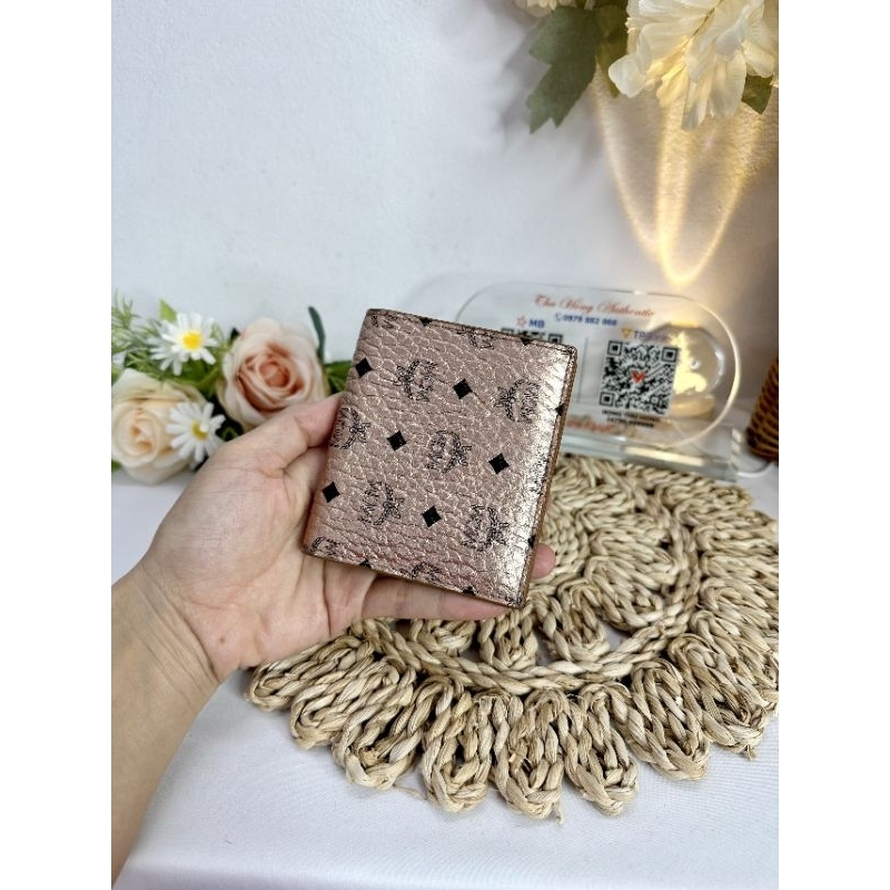 Ví mcm gập đôi AUTH BAO CHECK