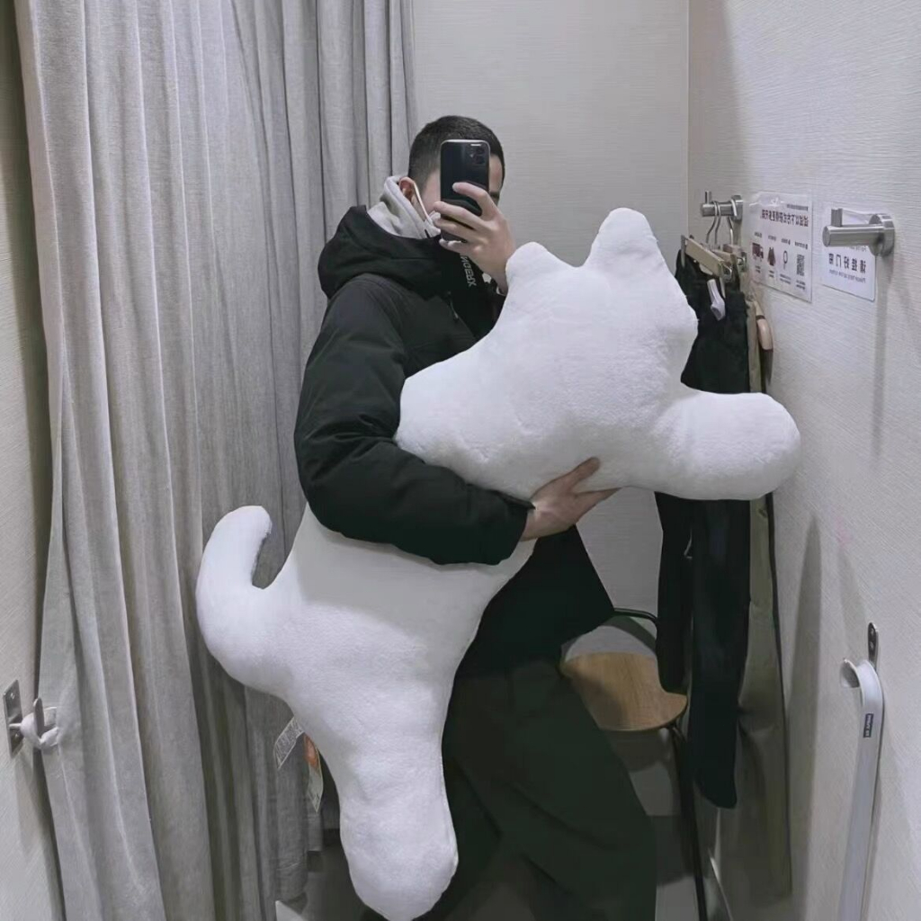 Gối Ôm Nhồi Bông Hình Mèo Con Mềm Mại - Dài Đồ Chơi Mềm Quà Tặng Ôm Ngủ 100cm